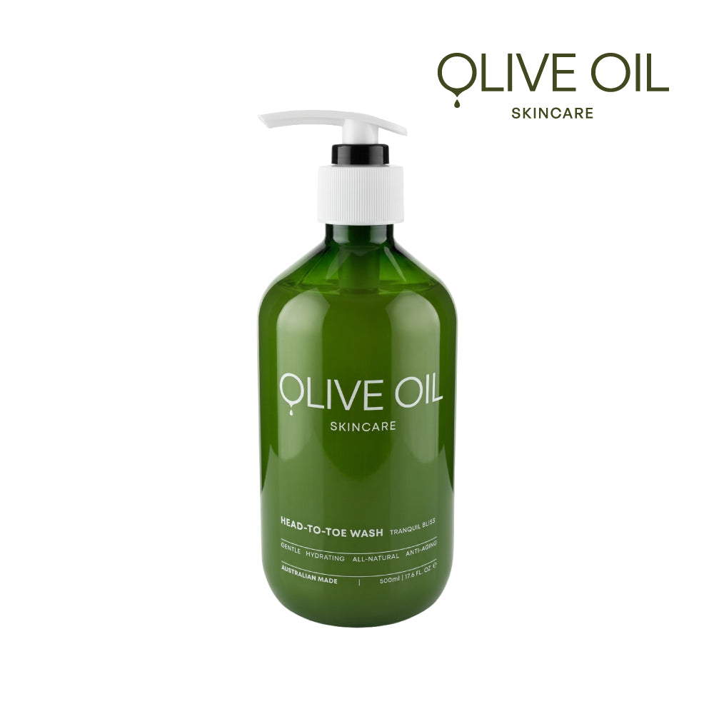 【Olive Oil Skincare】寧靜花開三合一全身潔膚露 500ml