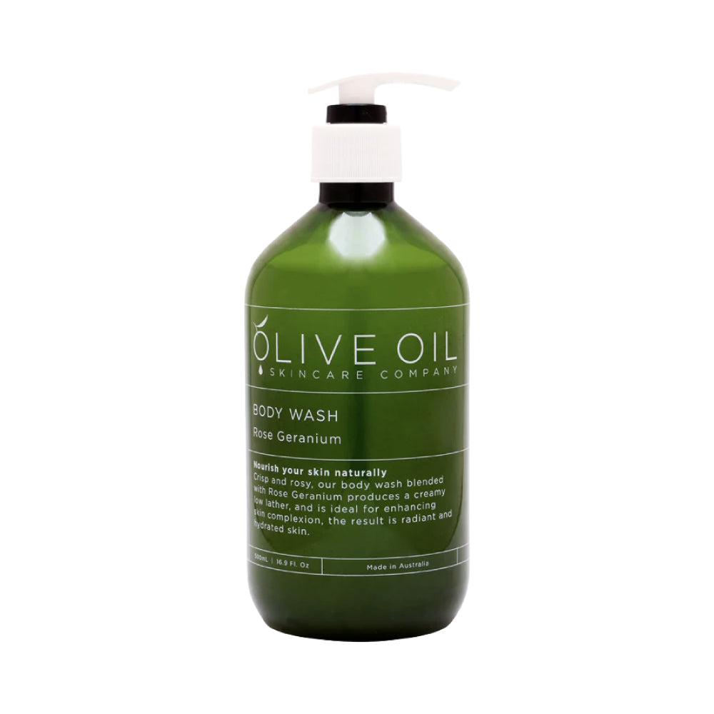 【Olive Oil Skincare】玫瑰天竺葵沐浴露 500ml