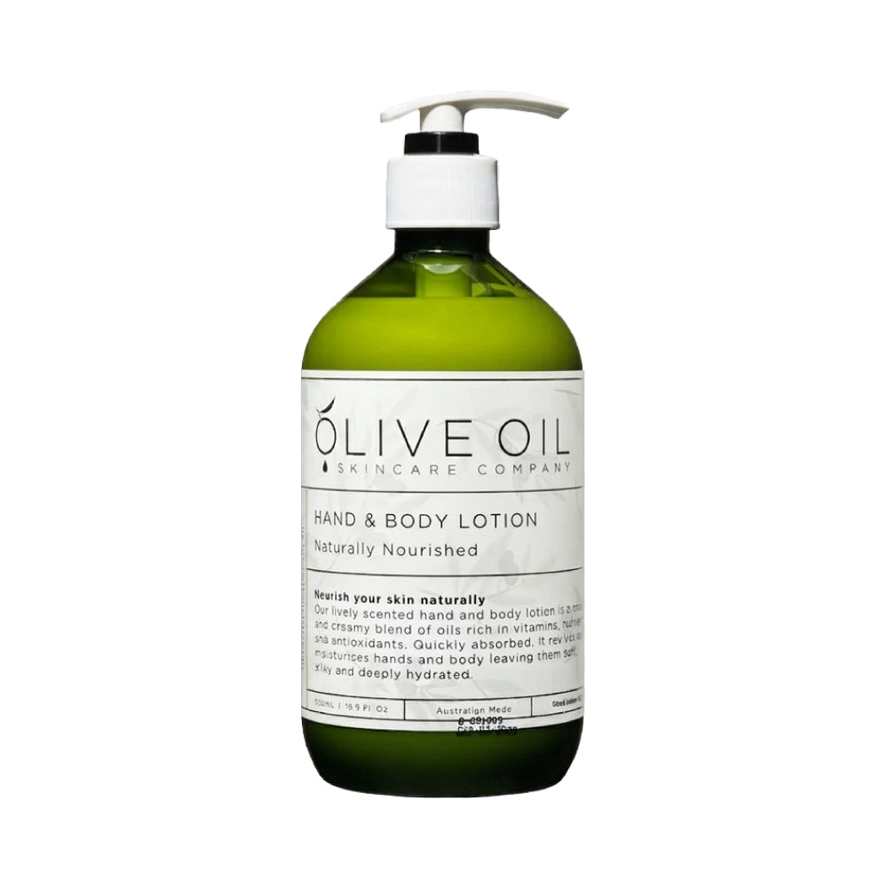 【Olive Oil Skincare】天然滋養手部及身體乳液 500ml