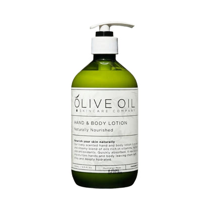 【Olive Oil Skincare】天然滋養手部及身體乳液 500ml