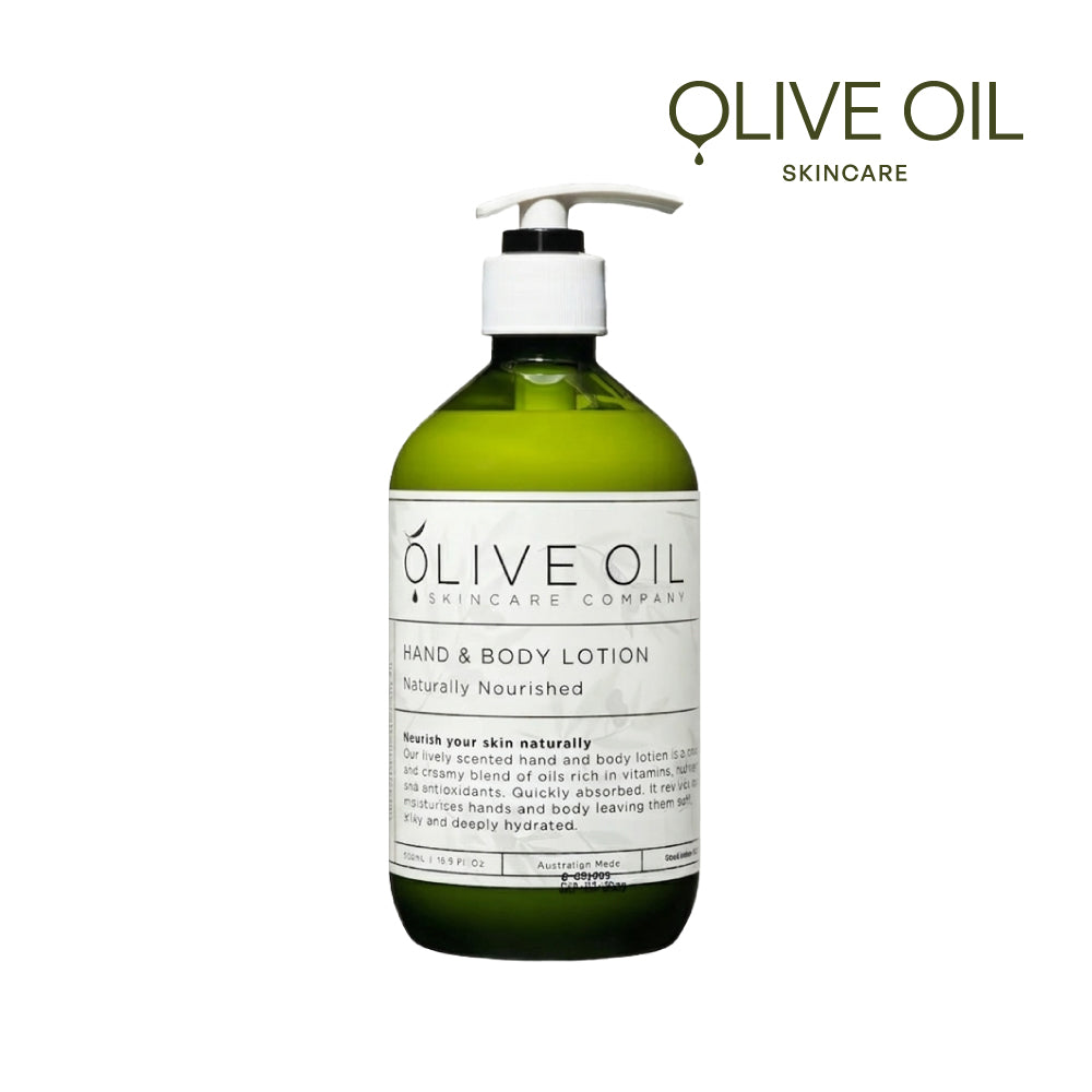 【Olive Oil Skincare】天然滋養手部及身體乳液 500ml