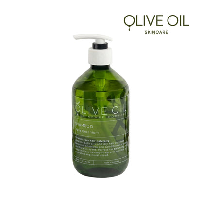 【Olive Oil Skincare】玫瑰天竺葵洗髮露 500ml